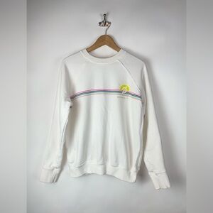 Spiritual Gangster x Peloton sweatshirt Rainbow logo
